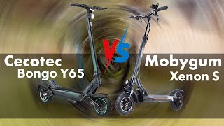 Cecotec Bongo Y65 vs Mobygum Xenon s : 2 meilleurs trottinettes perf/prix