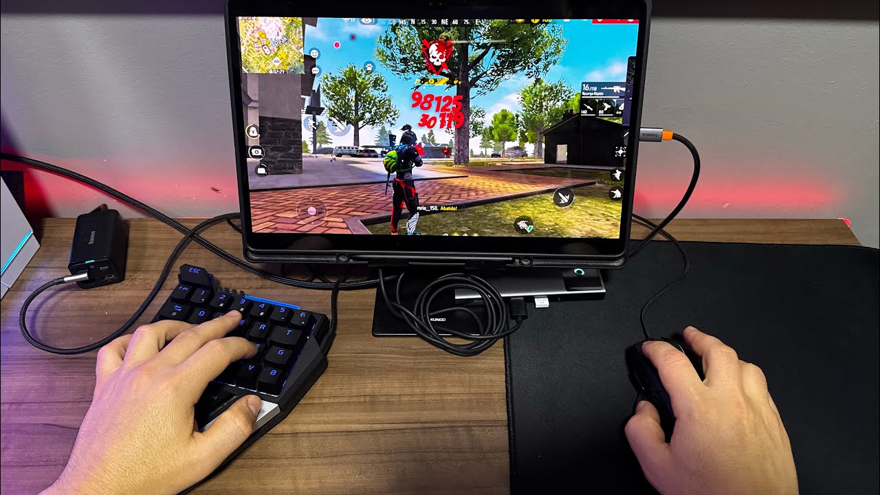 JOGUEI NO MEU PRIMEIRO SETUP MOBILADOR D1 SCORPION ! + CONFIG E SENSIBILIDADE AVANÇADA ! 