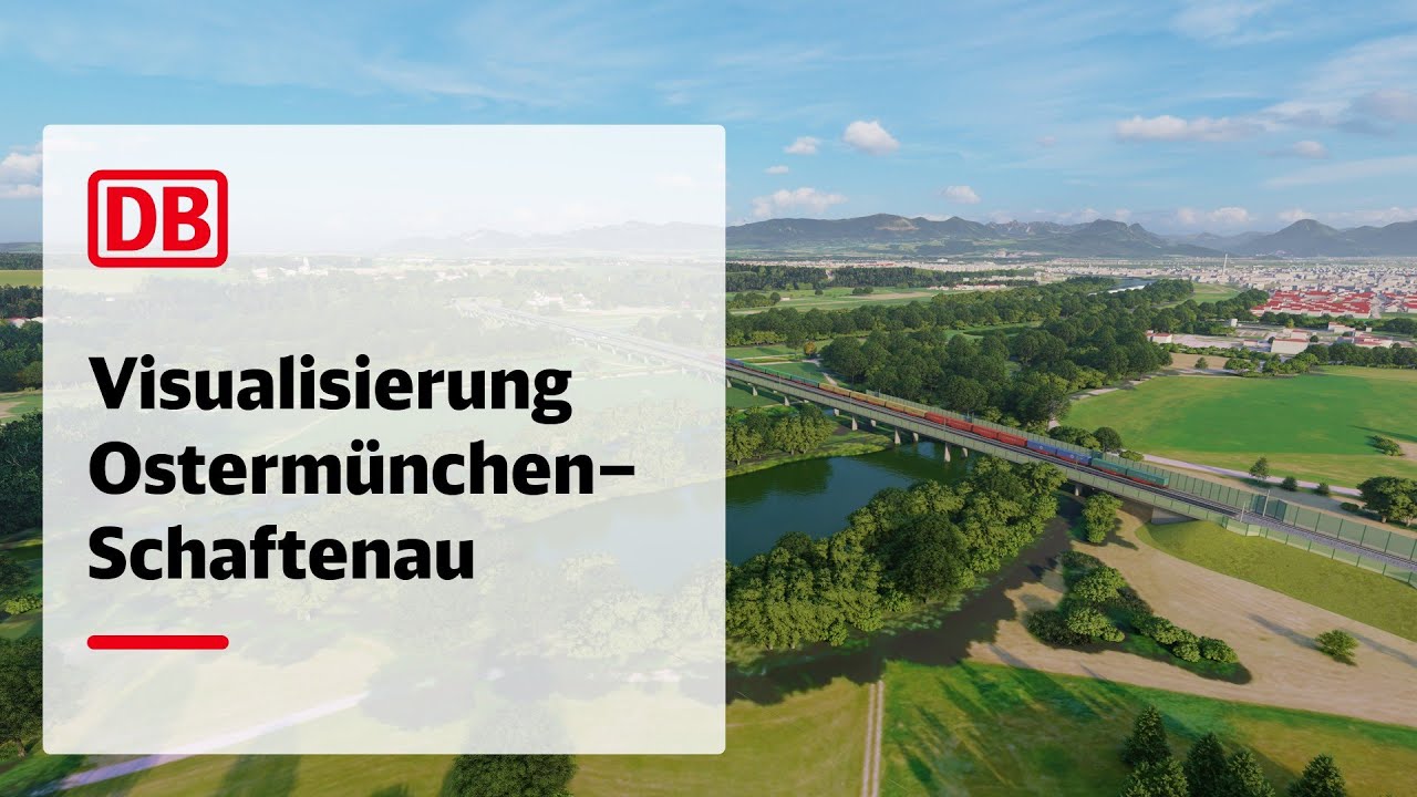 Brenner-Nordzulauf - Visualisierung Ostermünchen – Schaftenau (Stand April 2021)