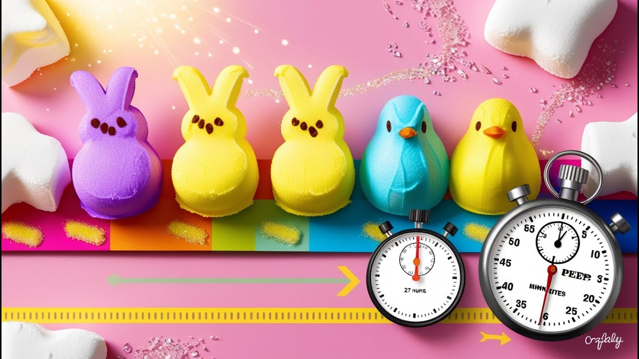 From 27 Hours to 6 Minutes: The Evolution of PEEPS Marshmallow Chicks!