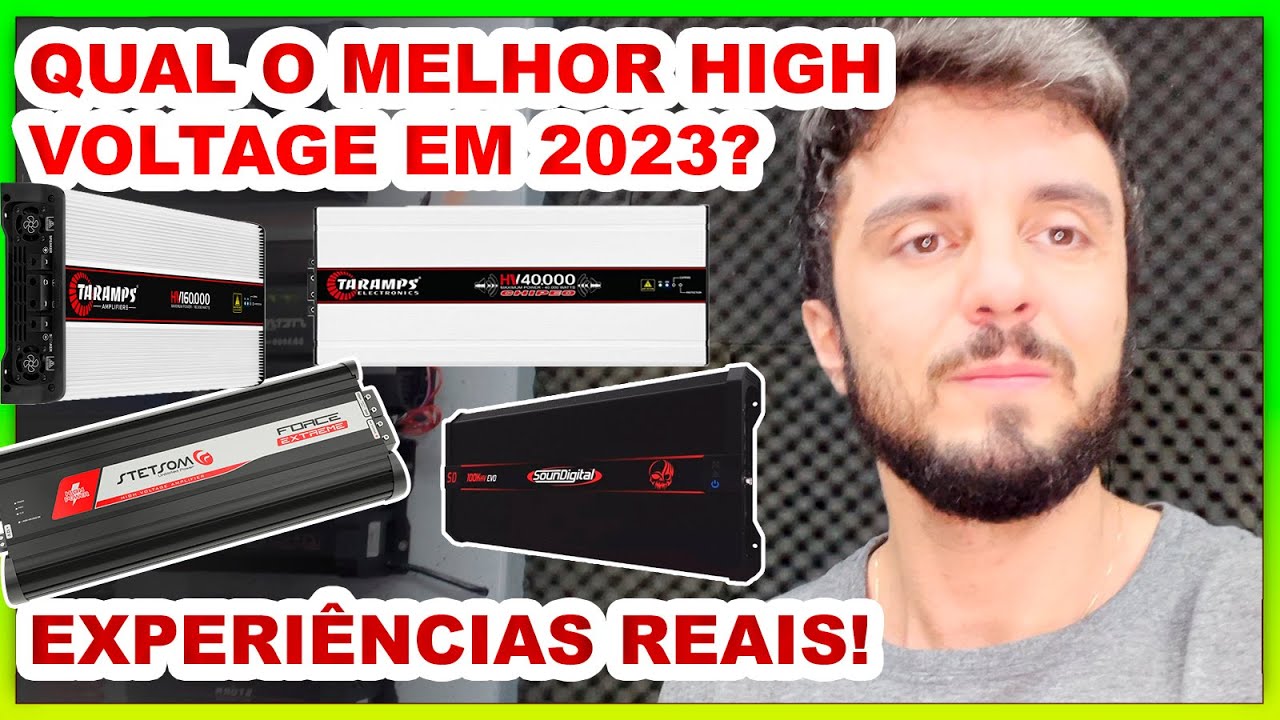 TRETA! Módulos High Voltage Soundigital Stetsom Taramps em 2023 - Comparativo de Experiências!