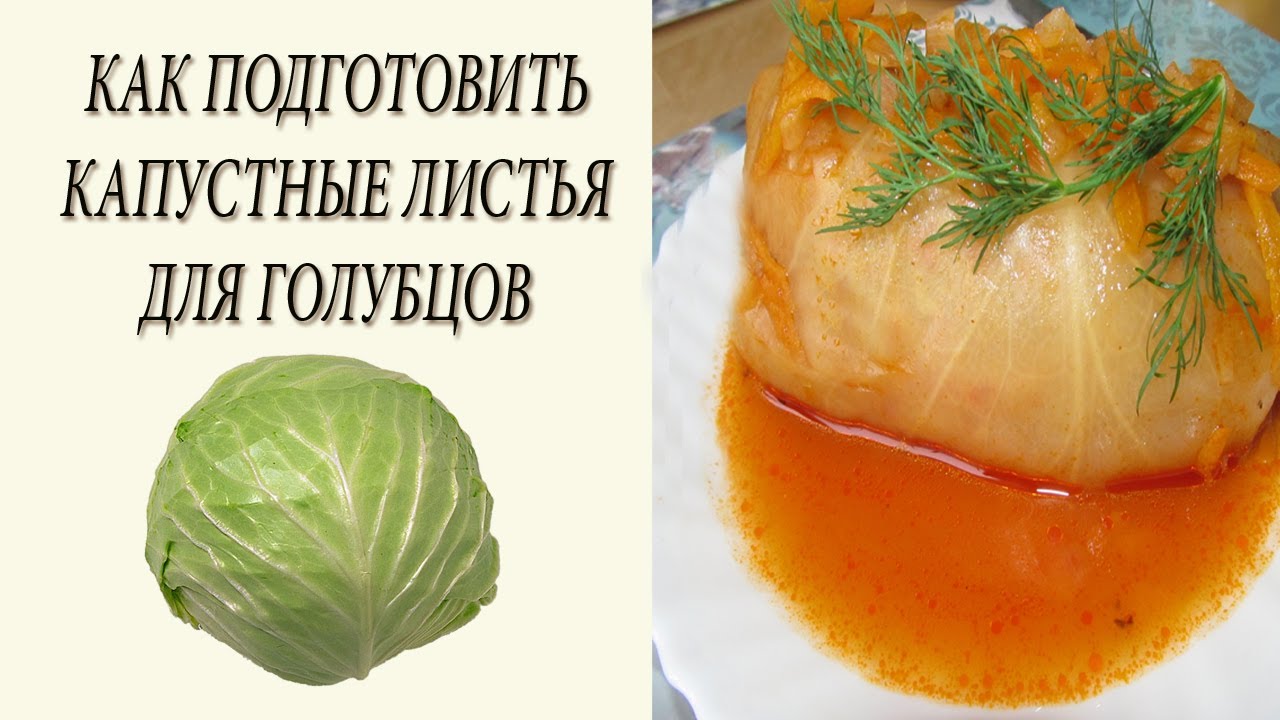 Как быстро подготовить листья для голубцов Как быстро подготовить листья для голубцов