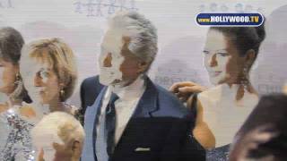 Michael Douglas, Catherine Zeta-Jones, Jon Voight, and Elle Fanning attend charity event