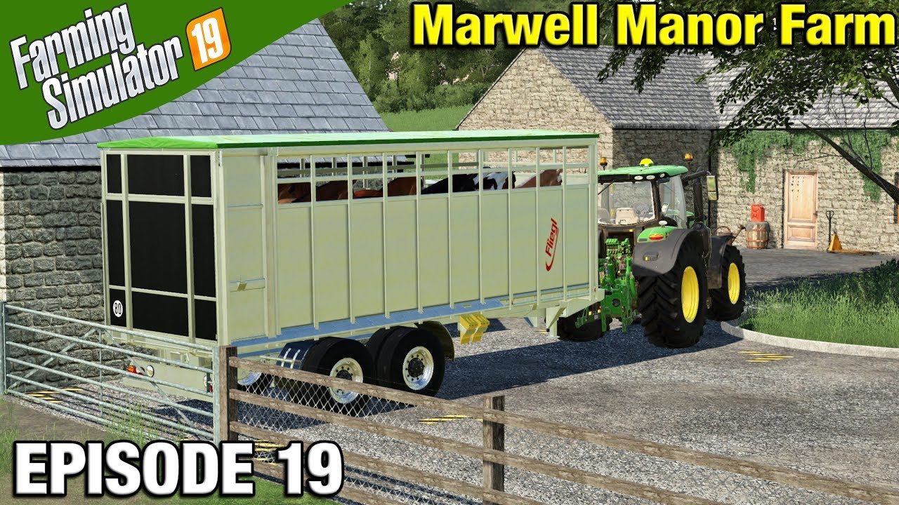 COLLECTING HORSES Farming Simulator 19 Timelapse Marwell Manor Farm