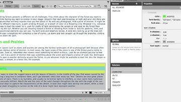 Dreamweaver CC Tutorial  Getting Started with CSS  Using the Code Navigator