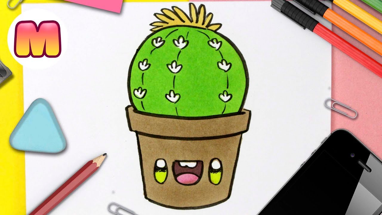 Como Dibujar Un Cactus Kawaii Dibujos Kawaii Faciles Como Dibujar Cosas Kawaii Social Useful Stuff Handy Tips