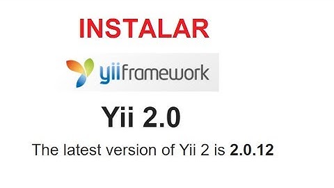 Instalar YII 2.0
