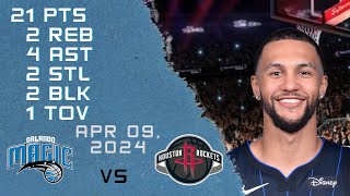 Jalen Suggs player Full Highlights vs ROCKETS NBA Regular season game 09-04-2024