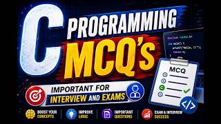 C programming MCQ's | C mcqs questions and answers | Top 50 C programming mcqs