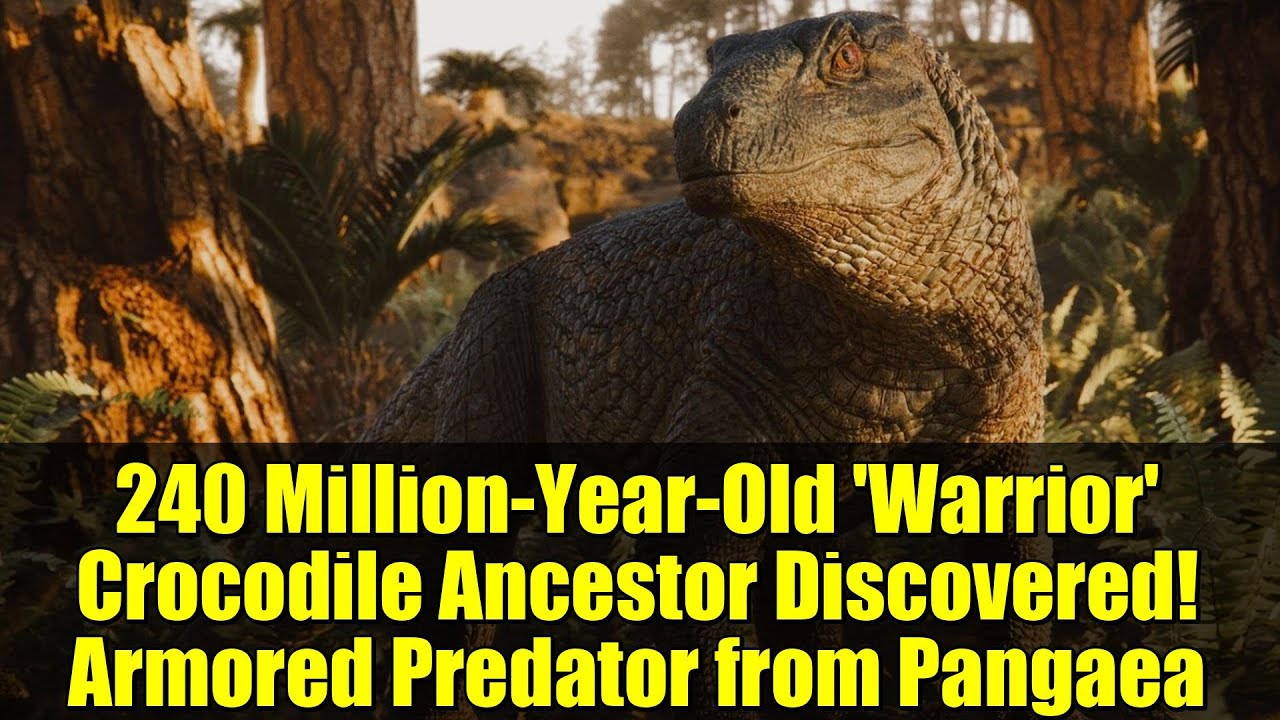 240 Million-Year-Old 'Warrior' Crocodile Ancestor Discovered! Armored Predator from Pangaea