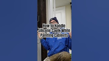 How to Handle Silicone Caulk While Painting Cabinets - Painting Tips with Tyler from Davis Painting