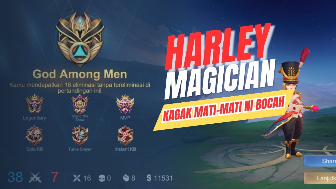 GAME PLAY HARLEY - Kagak Mati Mati Ni Bocah Sulap