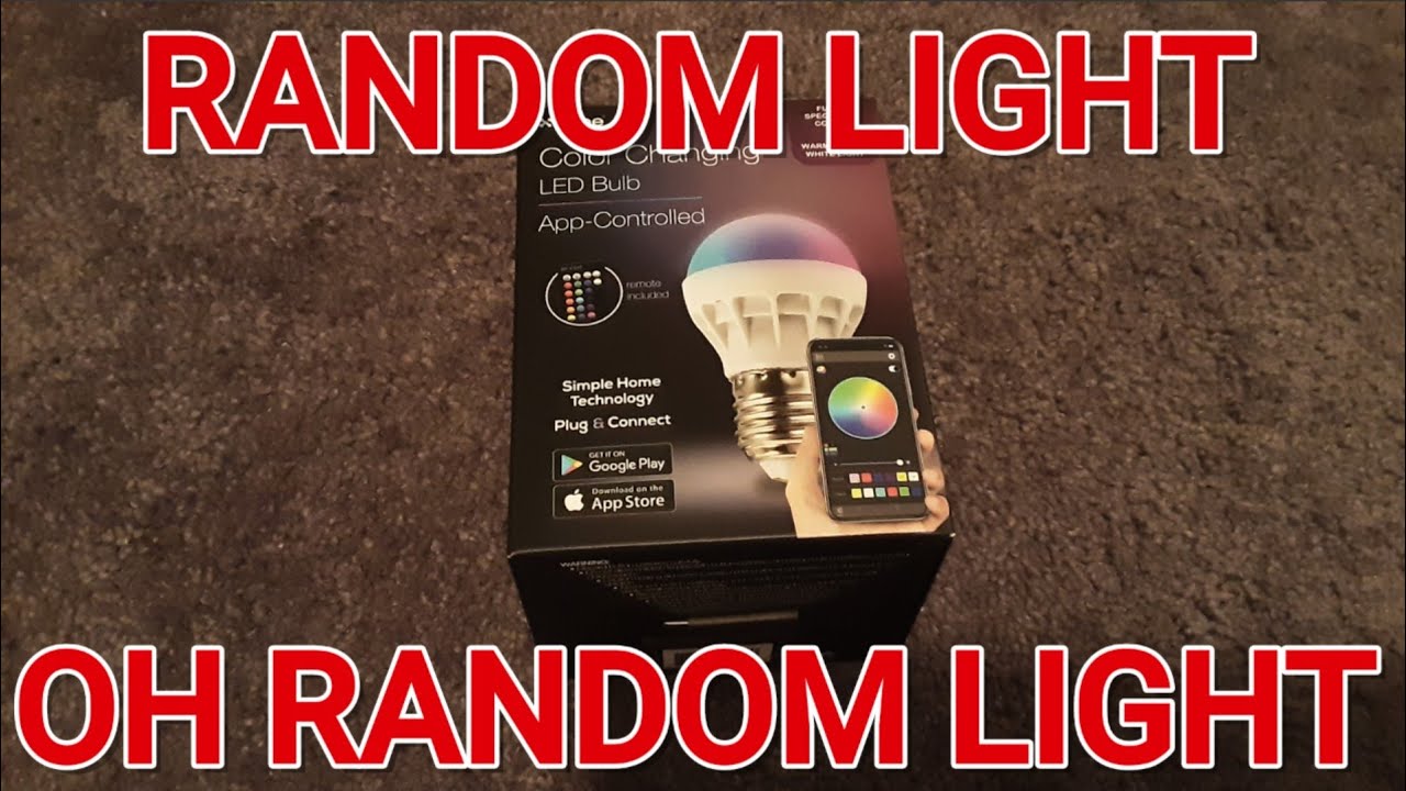 Vibe essential RGB LED Bulb Review YouTube