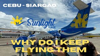 Why Do I Keep Flying Sunlight Air? | Cebu to Siargao on the ATR 72-600