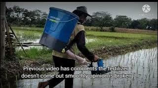 Auto spreader fertilizer Mesin Tebar Pupuk elektrik