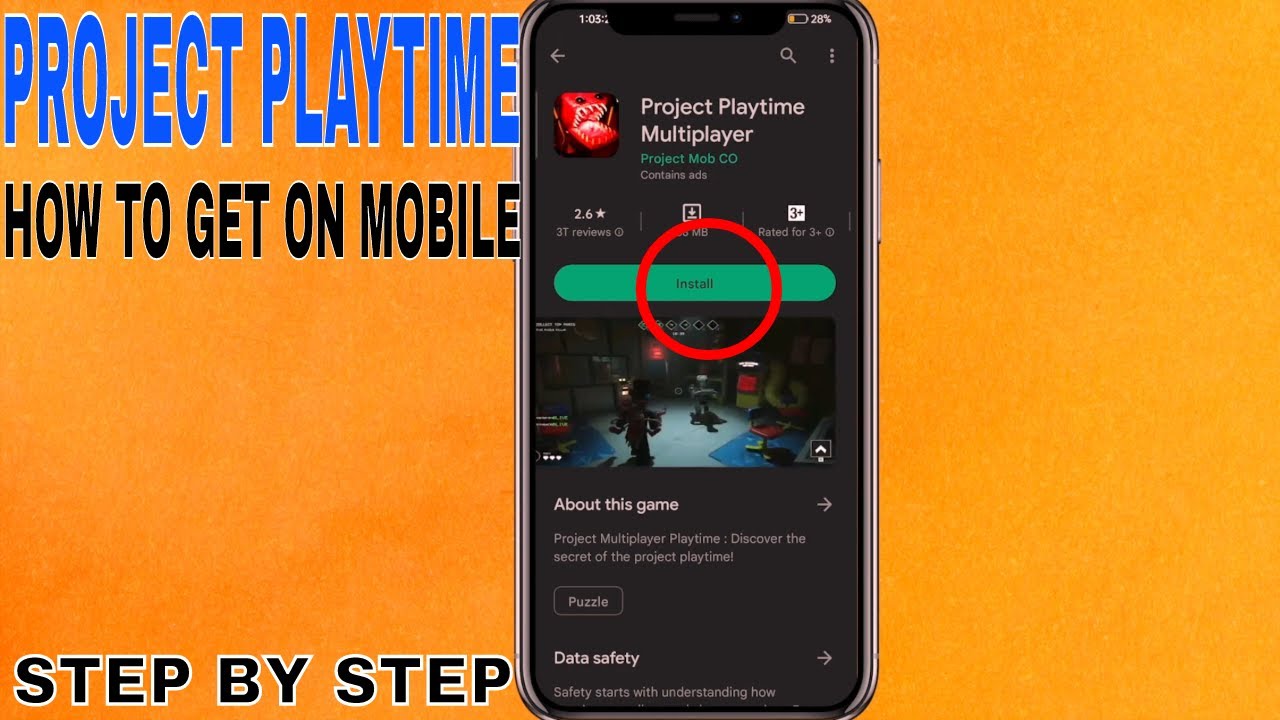 How to download Project Playtime on Mobile