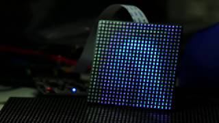 Fluid Sim on miniature LED matrix