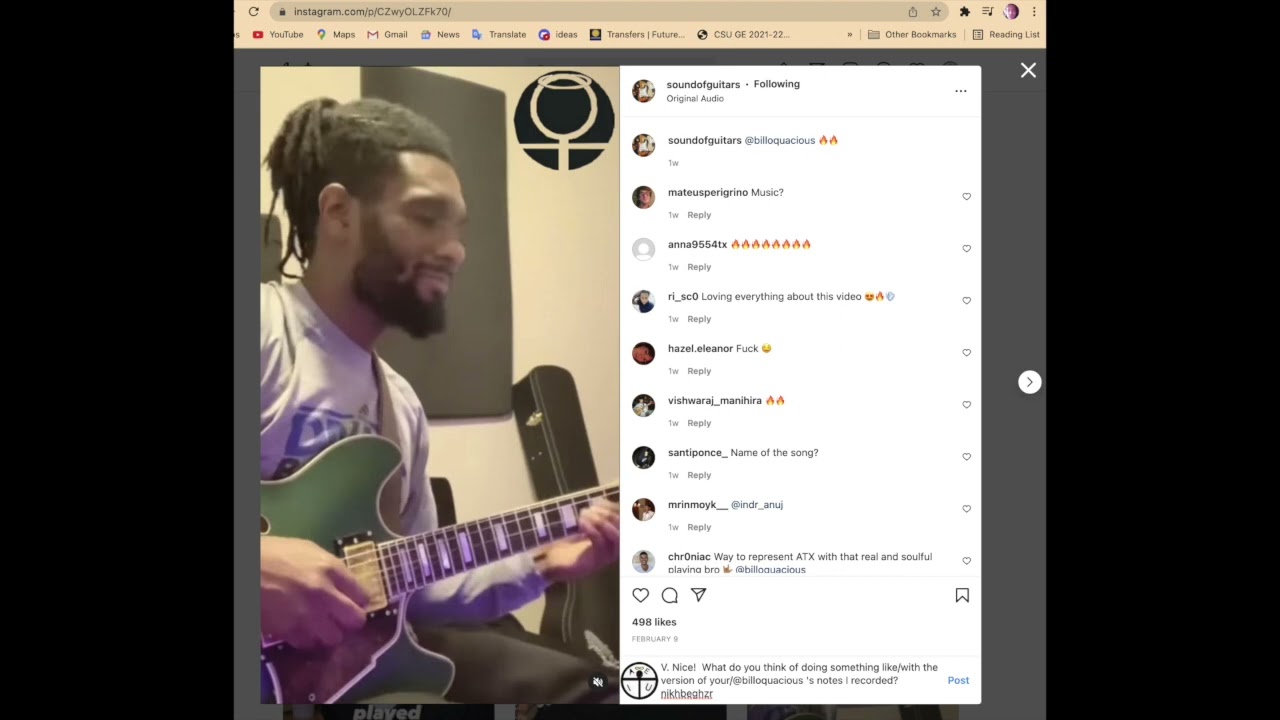 Nikh Beghzr - Version of Notes Played by Billy Blunt (@billoquacious)