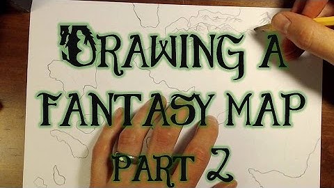 Drawing a Fantasy Map (part 2) - Mountains