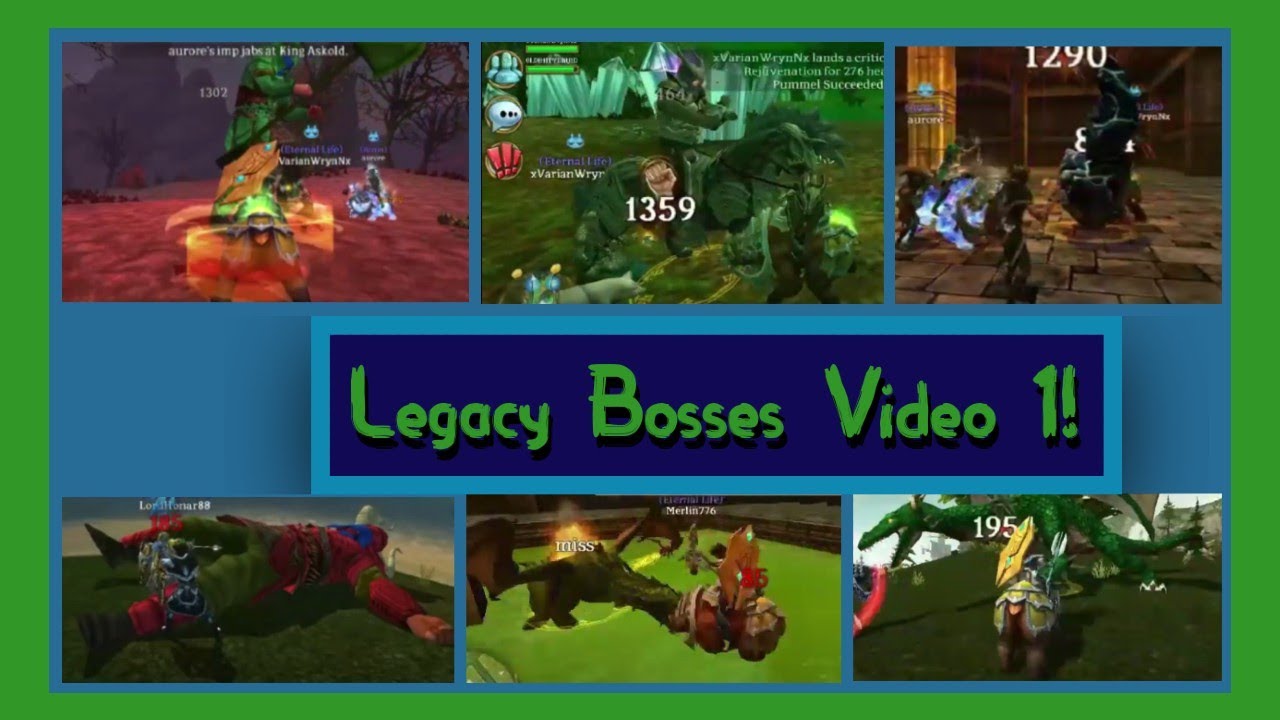 Legacy Bosses! Video 1 Celtic Heroes