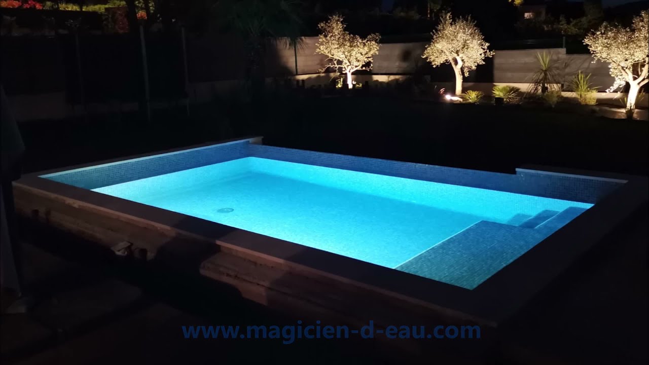 Construction d'une piscine à débordement