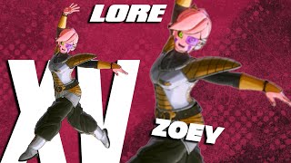 Character Lore Zoey - Dragon Ball Xenoverse 2