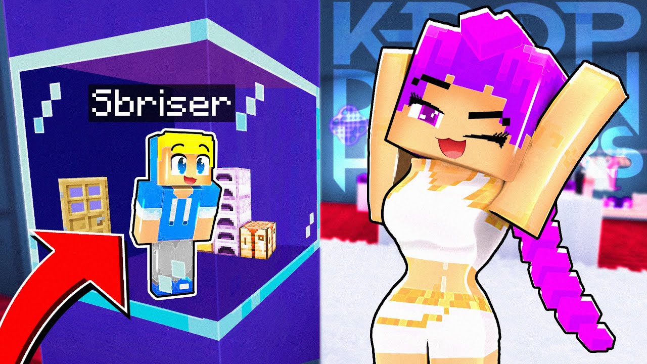 SCHERZO a RUMI K-POP con la BASE MINUSCOLA nel MURO Su Minecraft!