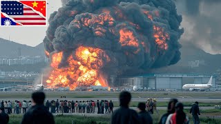 CHINESE AIRBASE RAZED TO THE GROUND BY US-TAIWAN STRIKE! Strategic PLA ammunition hub annihilated!