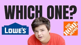 Home Depot vs Lowes | Which is better??