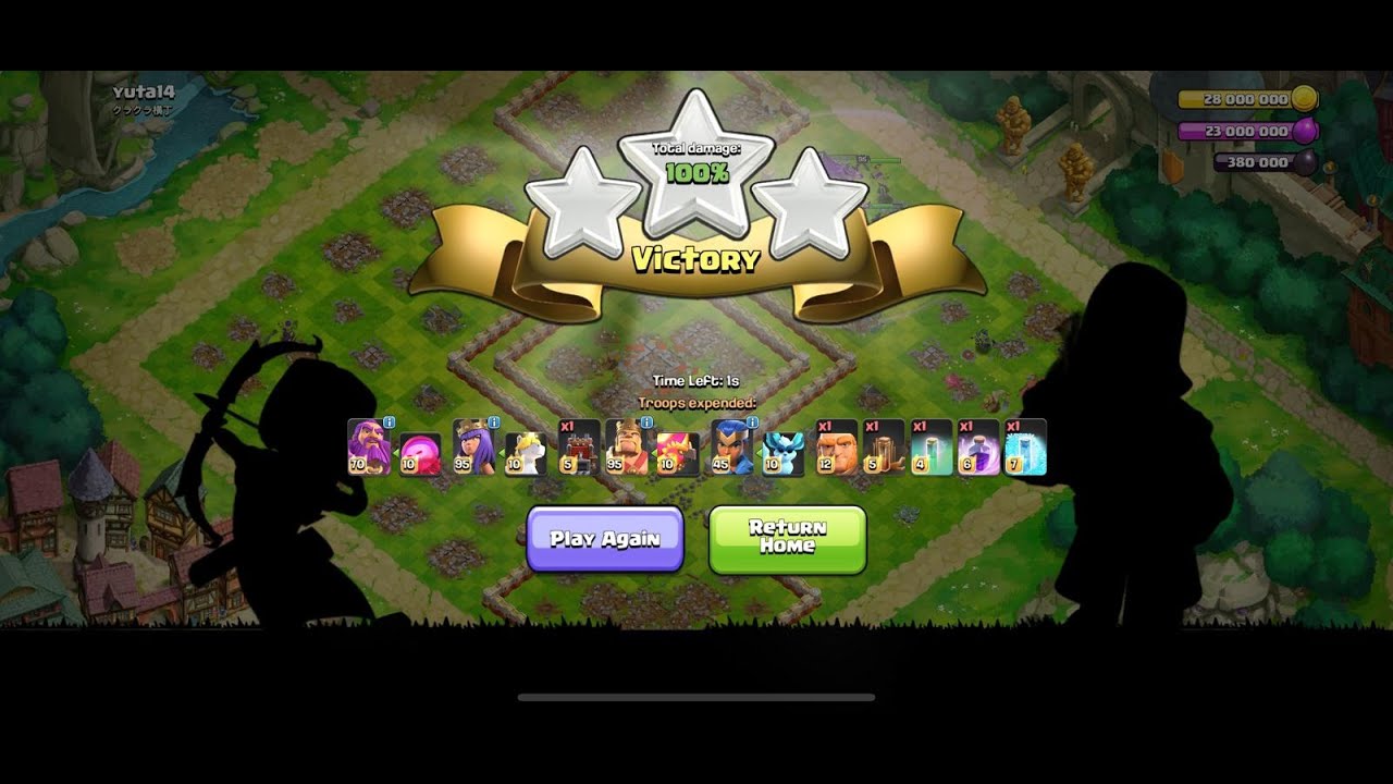 It’s over 9000 challenge| No troops used | new event attack | Clash of Clans