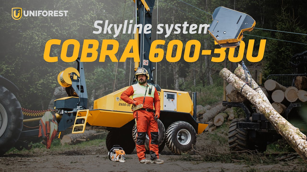 COBRA 600-30U in Action: Professional Timber Handling in Logarska Valley