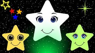 Twinkle Twinkle Little Star ⭐🌙 | Favorite Nursery Rhyme for Babies | Kids Sing Along Song