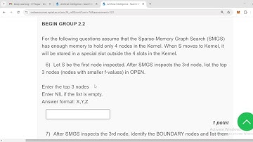 Artificial Intelligence : Search Methods For Problem solving Nptel Assignment 6 solutions 2024