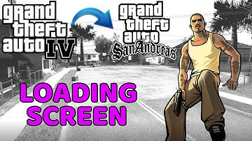 GTA SA Loading Screen with GTA IV Style (GTA 4 Loading Screen Parody)