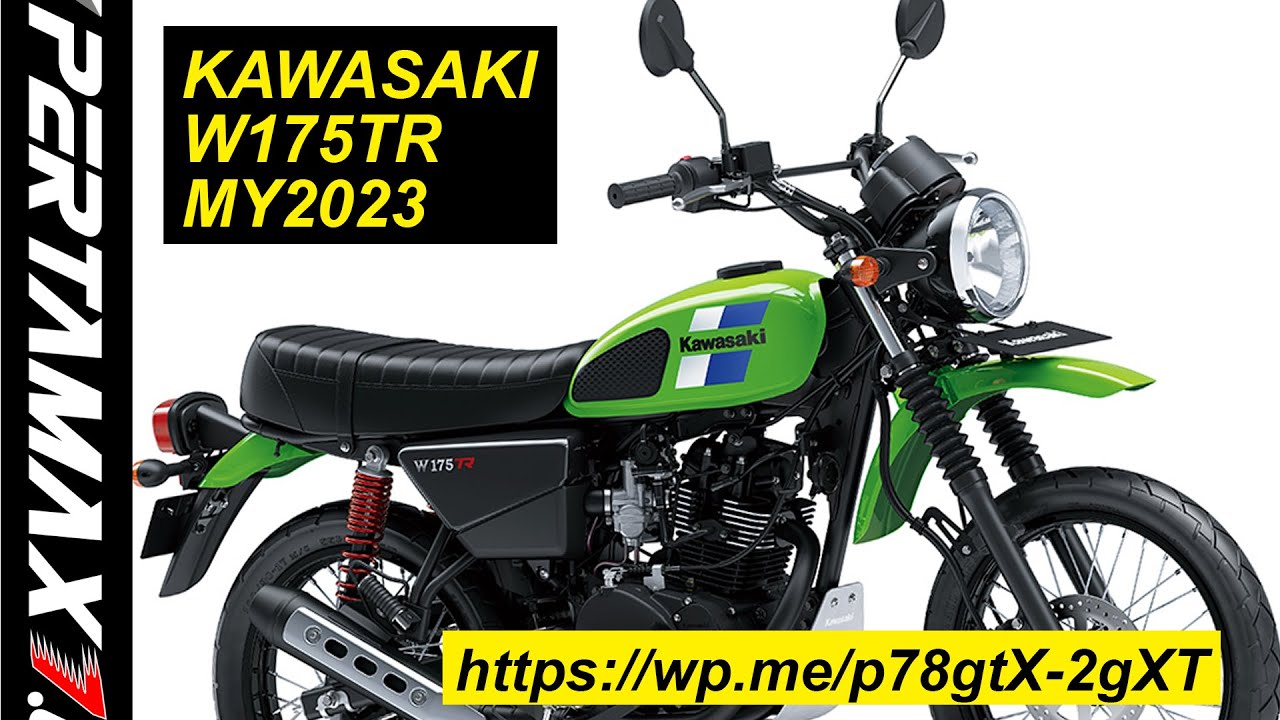 Wr175 Warna Baru Kawasaki W175TR Hijau Lime Green 2023 Harga Terjangkau 🏍🏍🏍 # ...