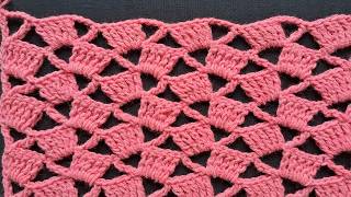 No te Pierdas este Patrón de Ganchillo, Ideal para Chal, Blusa, Bufanda/Easy Crochet Pattern/Croche