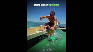 Others Dads Reflexes VS This Dad ☠️ | #shorts