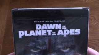 Dawn Of The Planet Of The Apes - 3D Blu-Ray Bluray Digital Hd Unboxing And First Look 60Fps