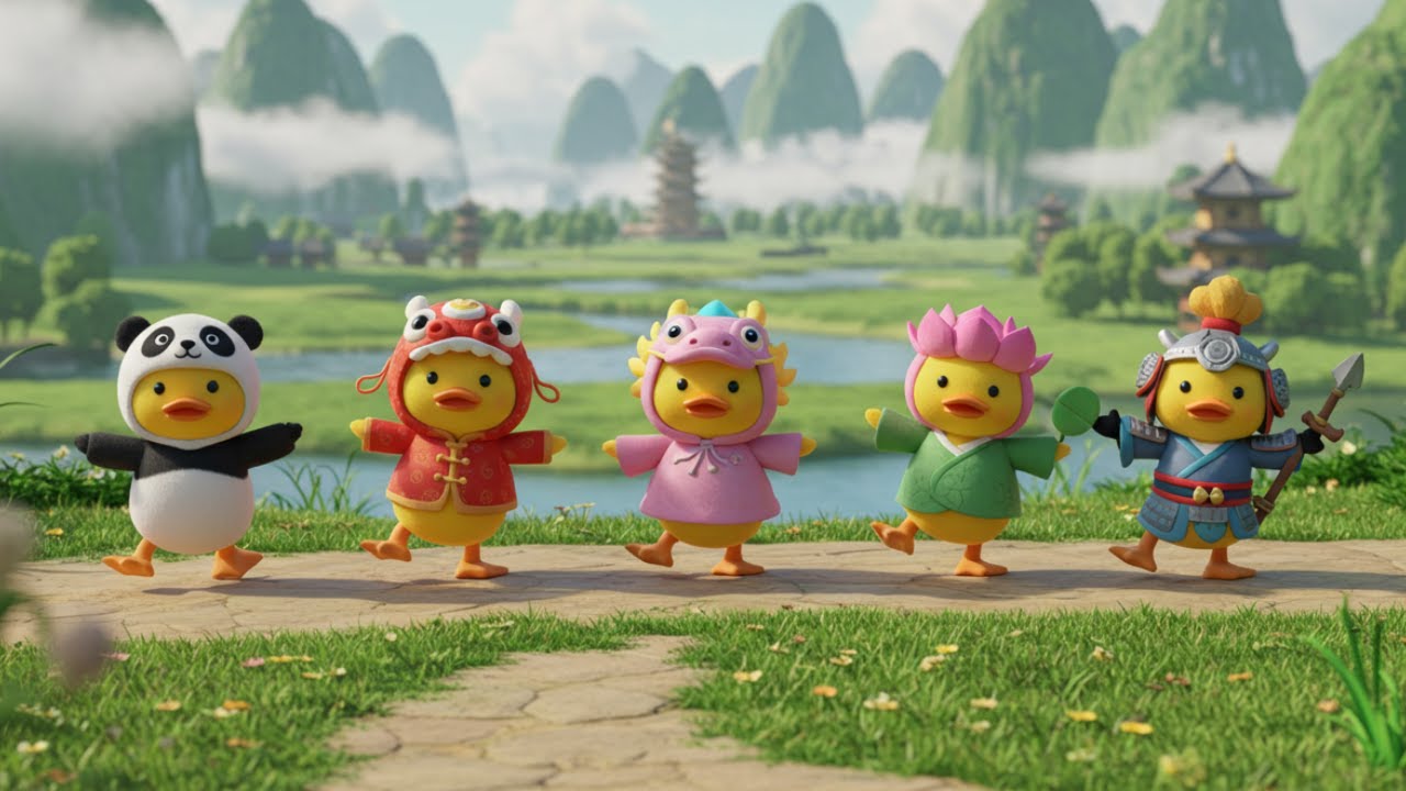 Five Little Ducks Learning Song | Nursery Rhymes Collection | for Early Learning