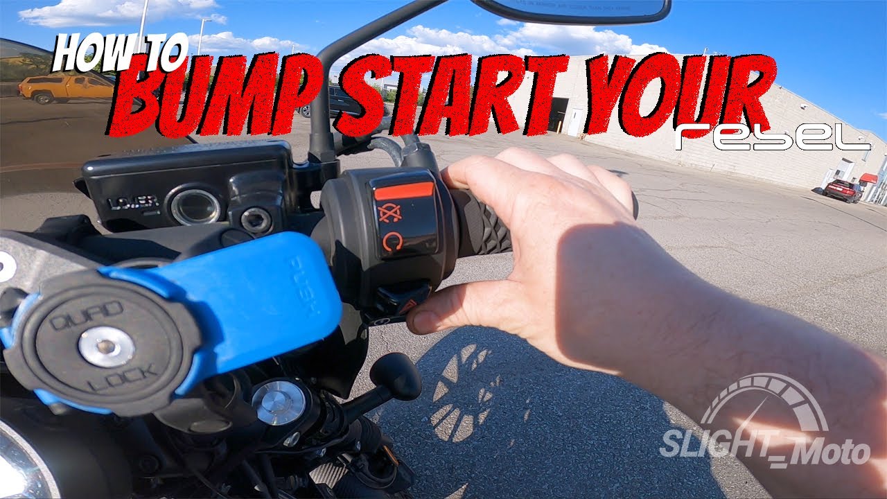 Honda Rebel Bump Start YouTube