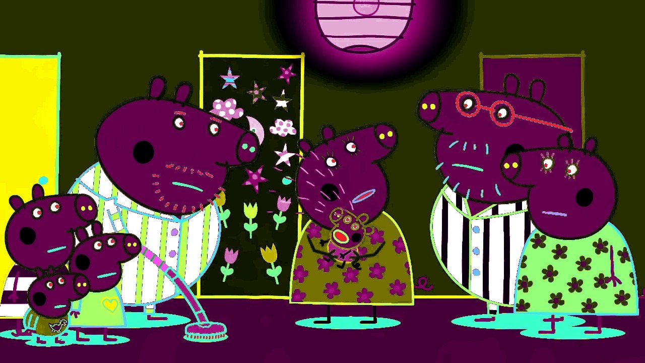 Uhhhm! Why You Vacuuming At Night! - Peppa Pig (Sponsored By: Gamavision Csupo Effects)