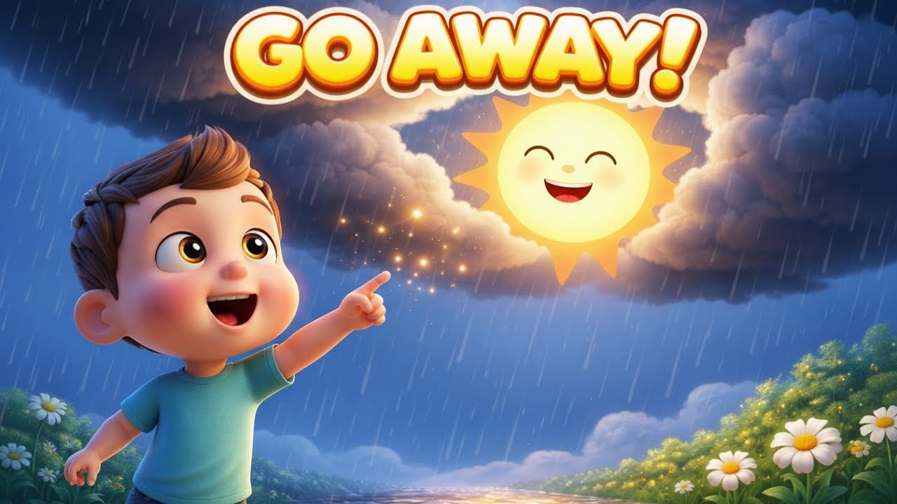 Дождь, дождь, уходи! 🌧️☀️ | Детская песенка для малышей 