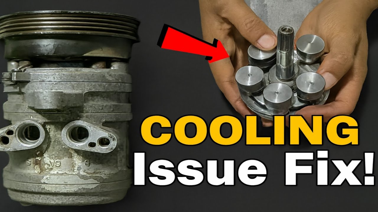 Santro AC Compressor Rebuild | Cooling Back to Chill! ❄️🔧
