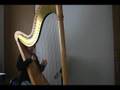 playing the Harp （10 year old）~Hasselmans~