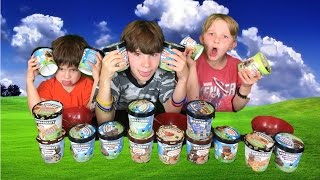 Ben and Jerry's Ice Cream Challenge Taste Test and Review