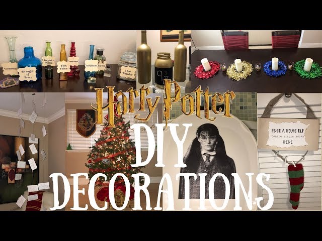 HARRY POTTER DIY Christmas Ornaments *CHEAP & EASY* 