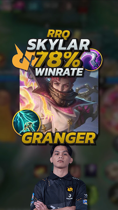 RRQ Skylar 78% Winrate Granger S35 Build! Mobile Legends #mobilelegends #mlbb #gaming