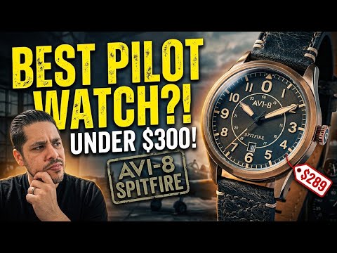 Is This $289 Pilot Watch Actually Worth It? (AVI-8 Spitfire)