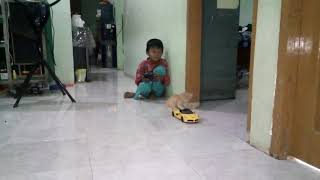 anak kucing naik mobil remot kids jaman now