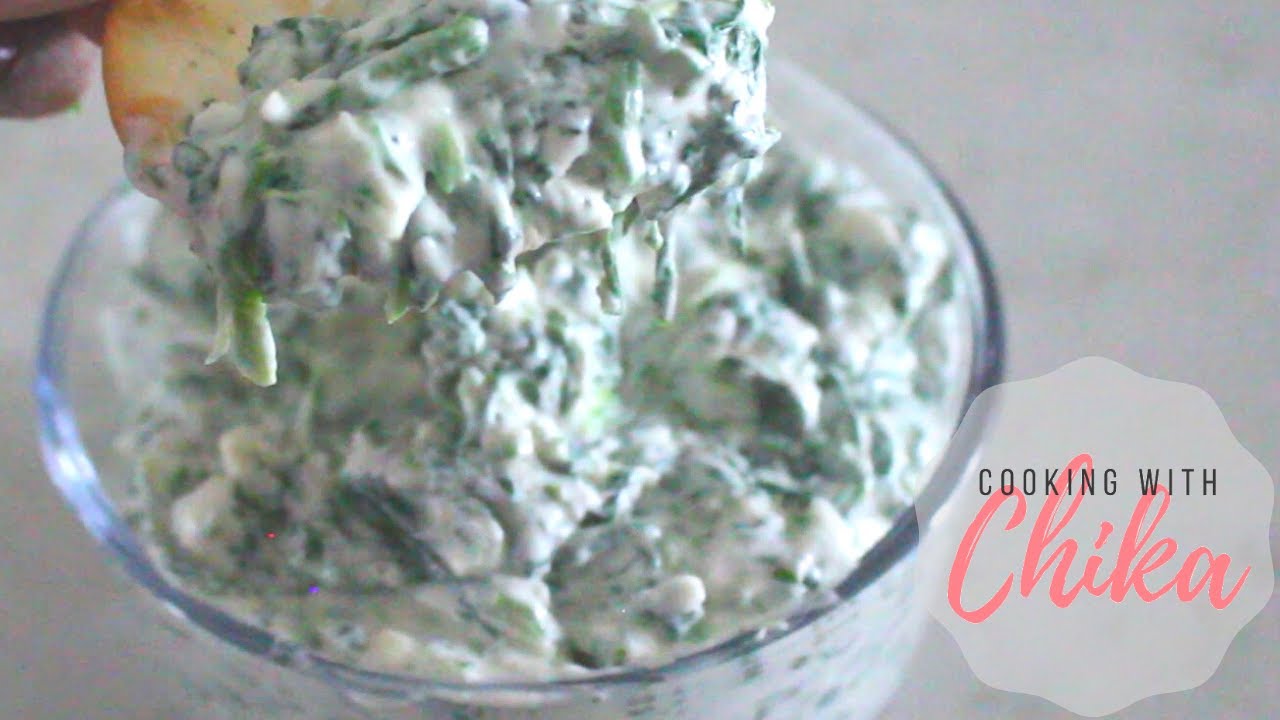 How to make Spinach Dip - Cold Spinach Dip || Episode 130